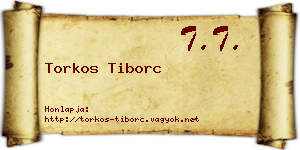 Torkos Tiborc névjegykártya